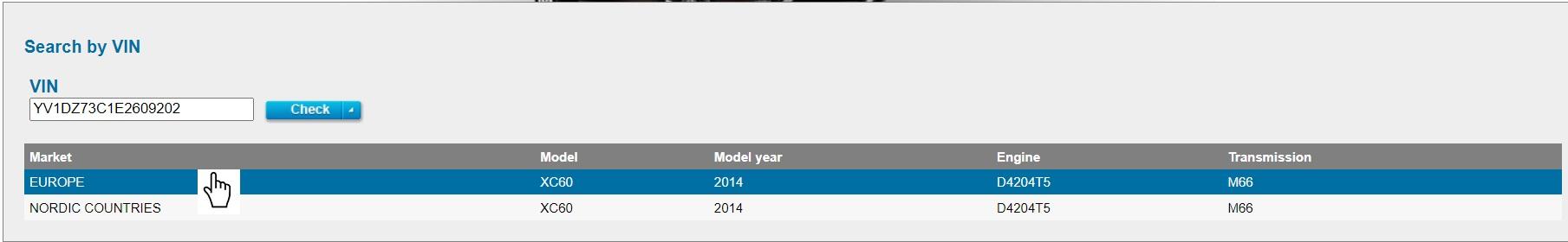 how to find part in the online car parts catalog step 2