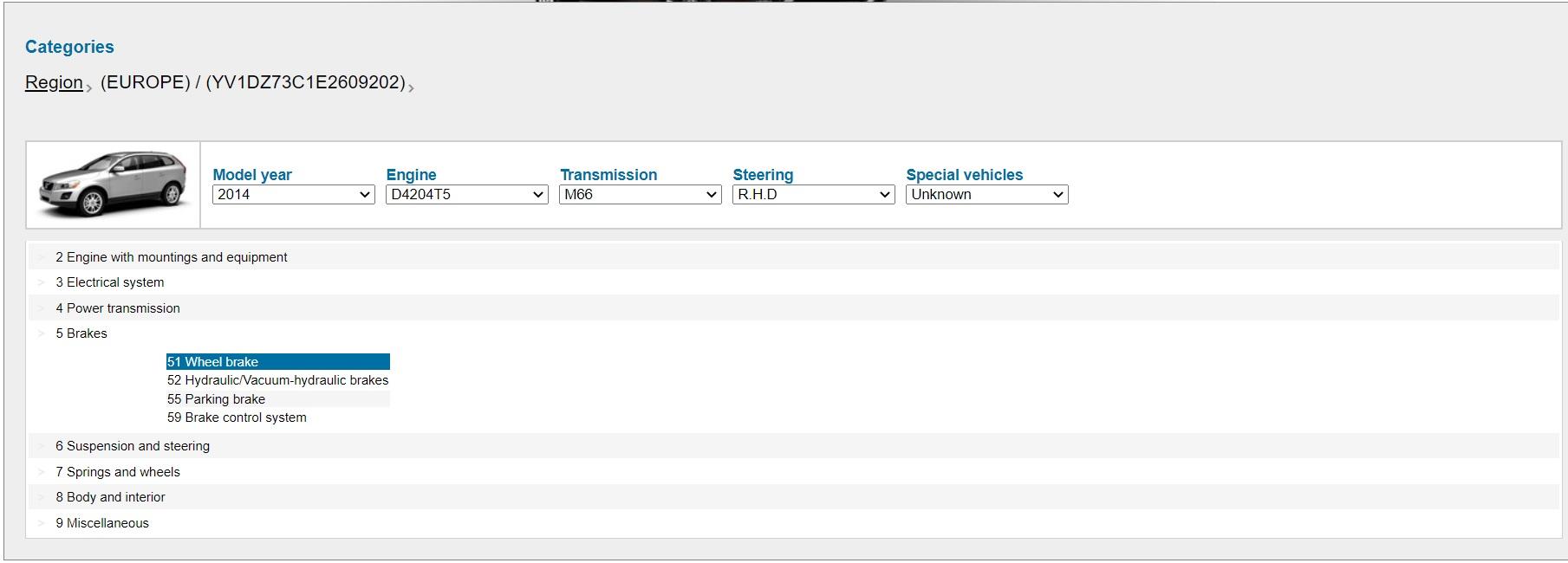 how to find part in the online car parts catalog step 3
